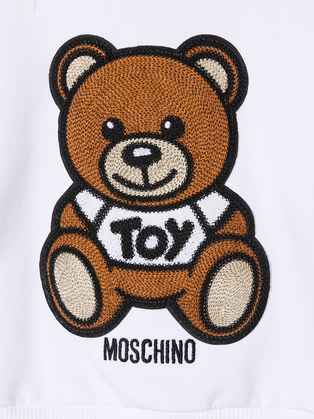 фото Moschino kids толстовка с круглым вырезом