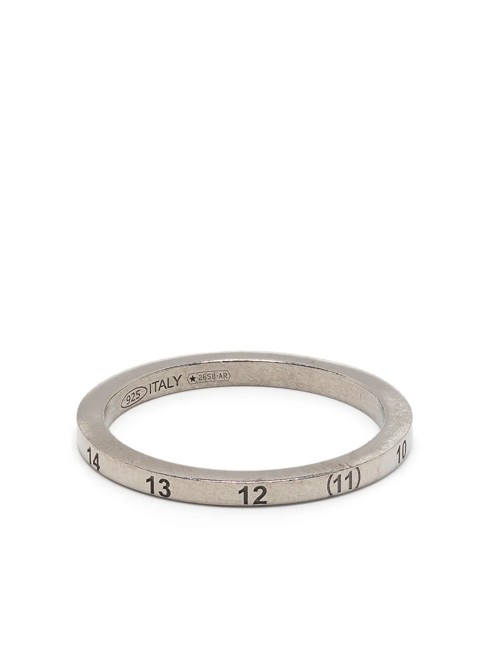 Maison Margiela Number Engraved Band Ring - Farfetch