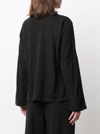 round neck knitted jumper展示图