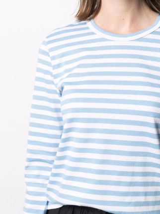 striped long-sleeved T-shirt展示图