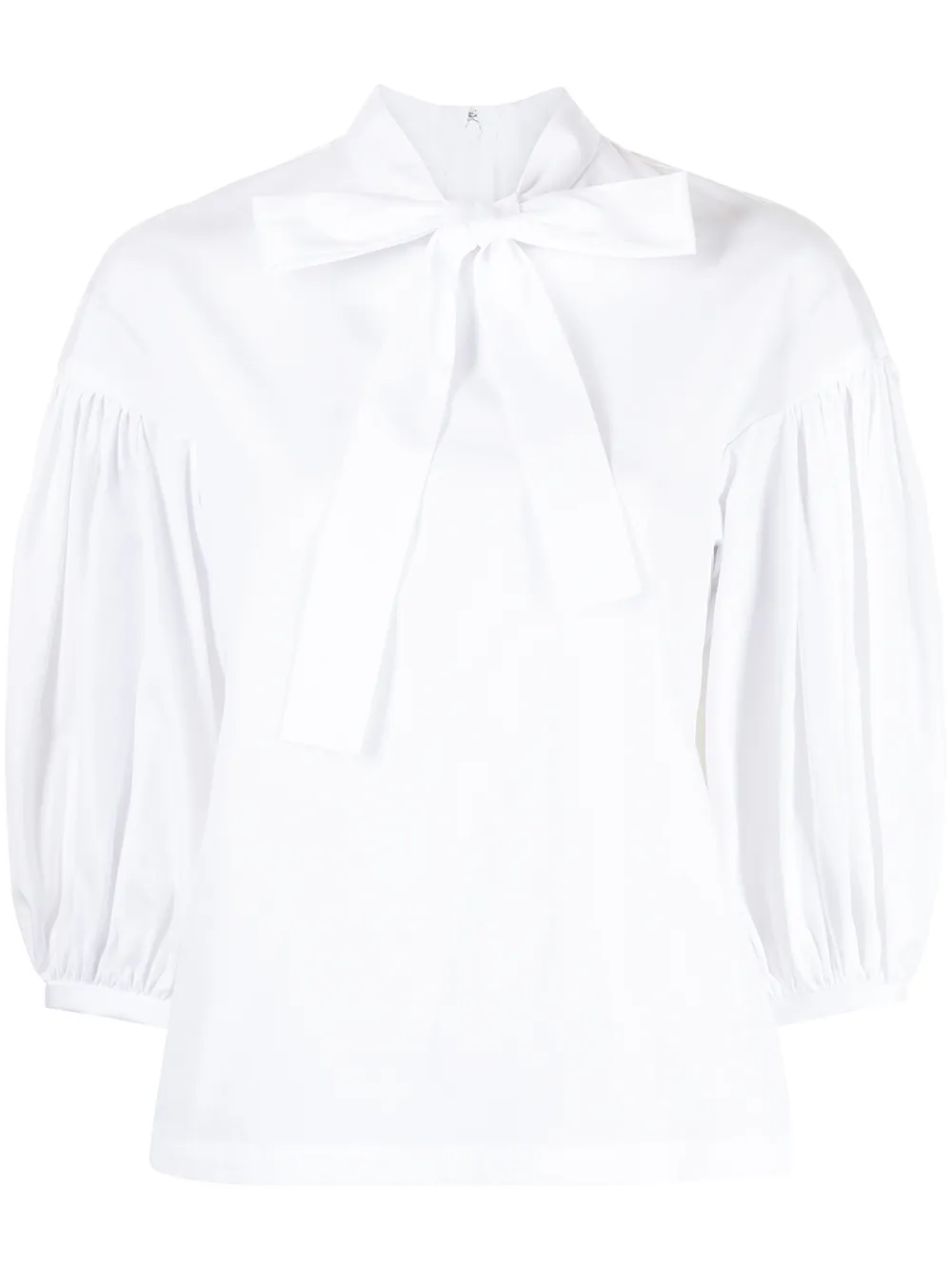 

Comme Des Garçons Comme Des Garçons tie-neck cotton blouse - White