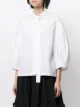 Comme Des Garçons Comme Des Garçons tie-neck cotton blouse