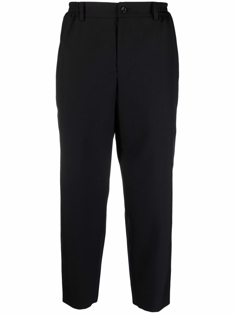 Comme Des Garçons Homme Deux Classic Cropped Trousers In Black