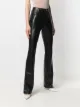MISBHV faux leather flared trousers