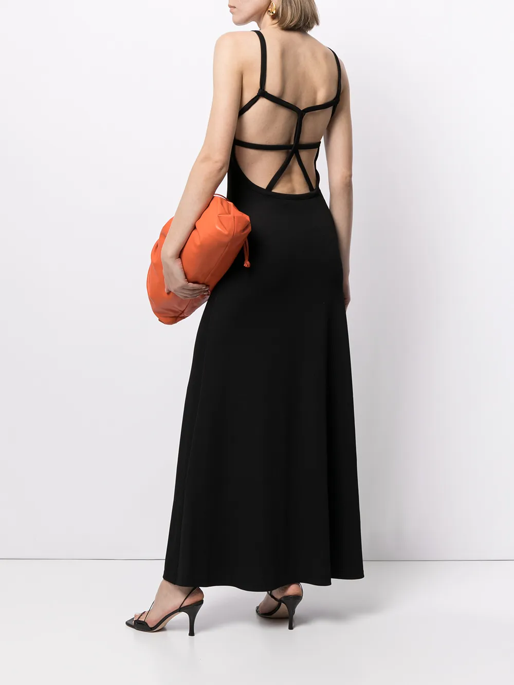 Image 2 of Christopher Esber backless wire back rib dress