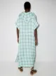 Lisa Marie Fernandez check-pattern kaftan dress