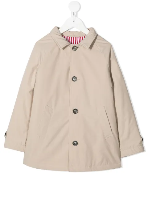 Brunello Cucinelli Kids معطف كاجوال بأزرار