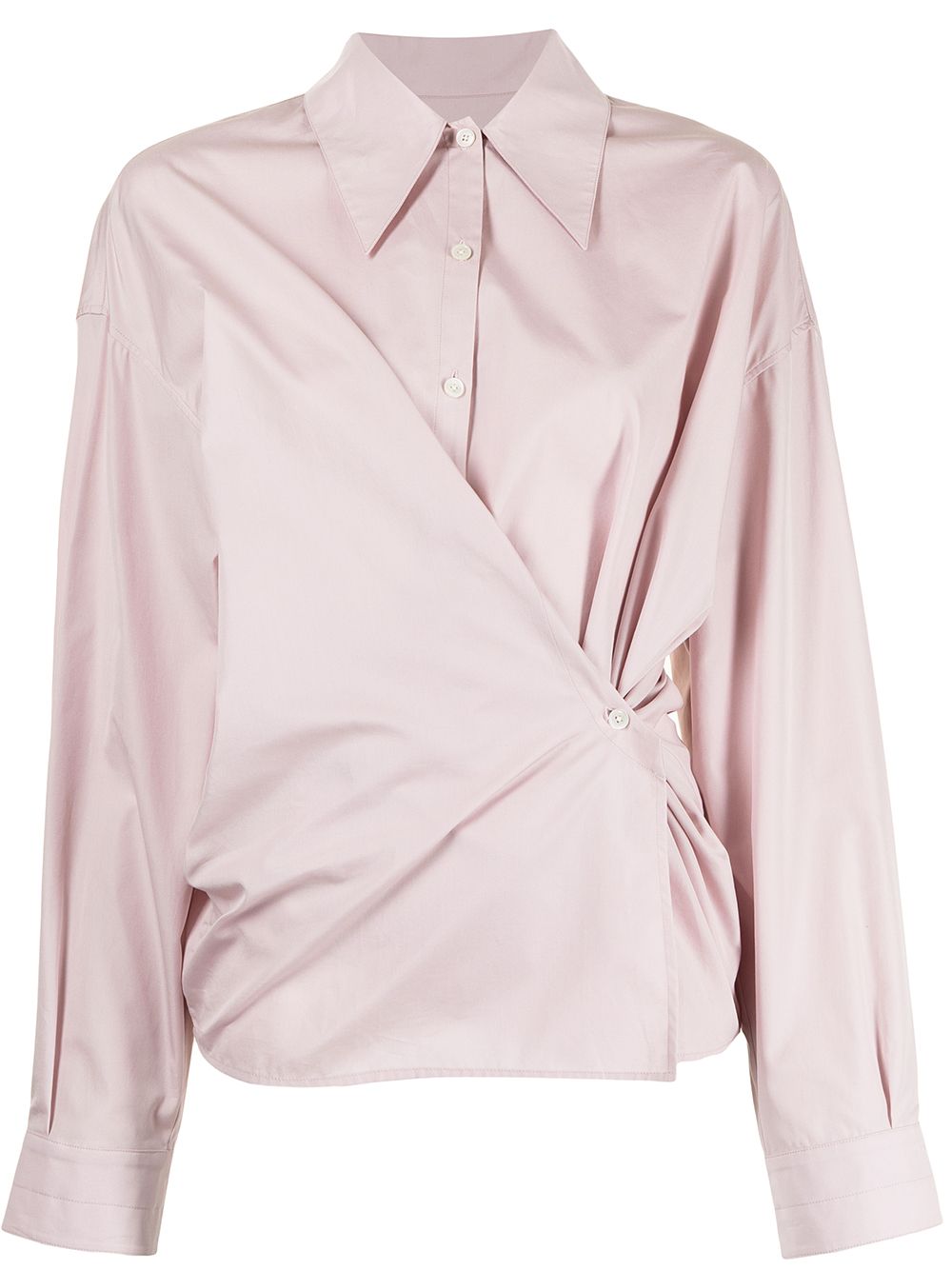 LEMAIRE ASYMMETRIC COTTON SHIRT