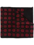 Alexander McQueen jacquard-woven scarf - Black