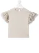 Image 1 of Brunello Cucinelli Kids ruffle sleeveless blouse