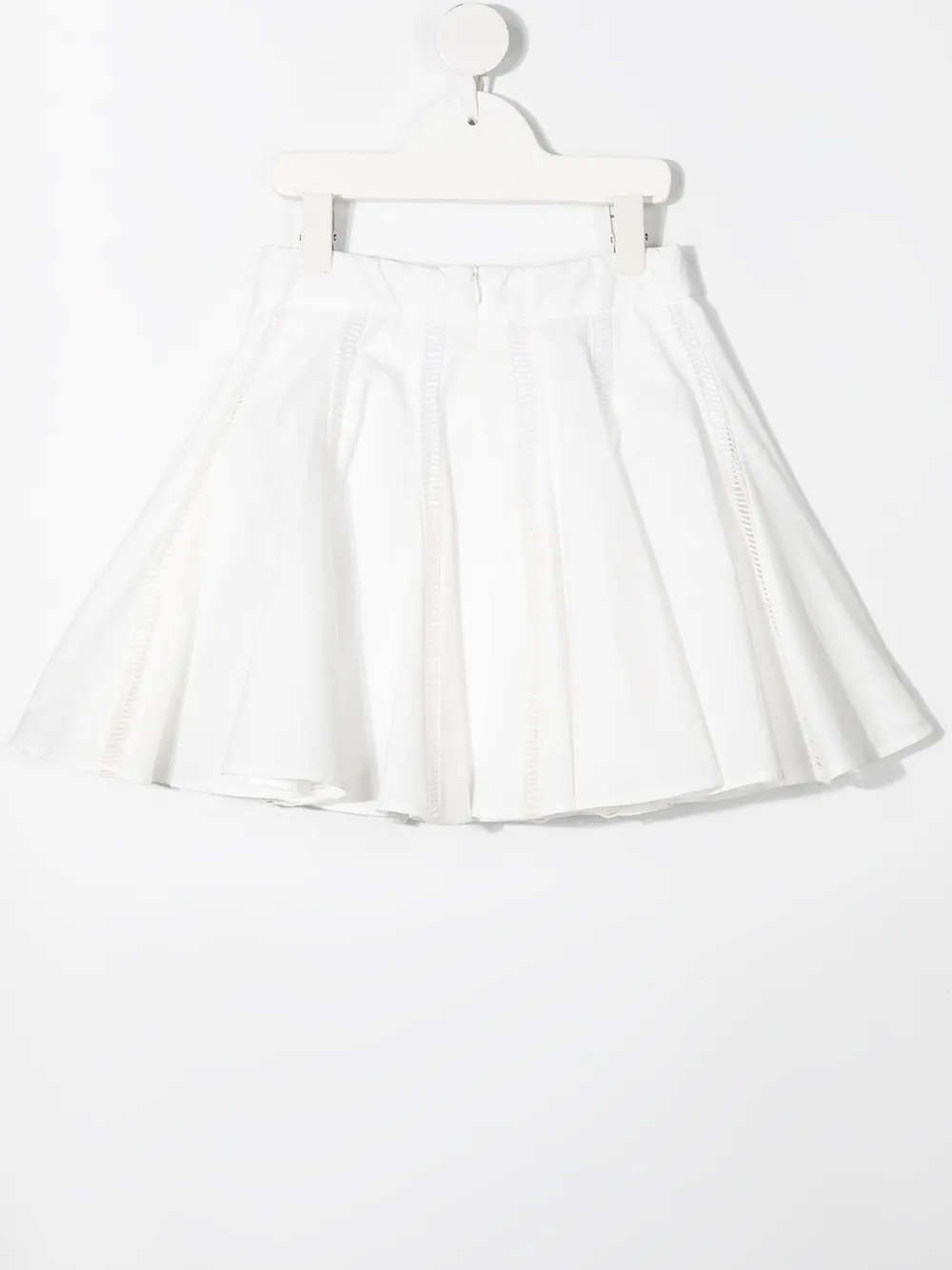 фото Brunello cucinelli kids юбка с кружевом