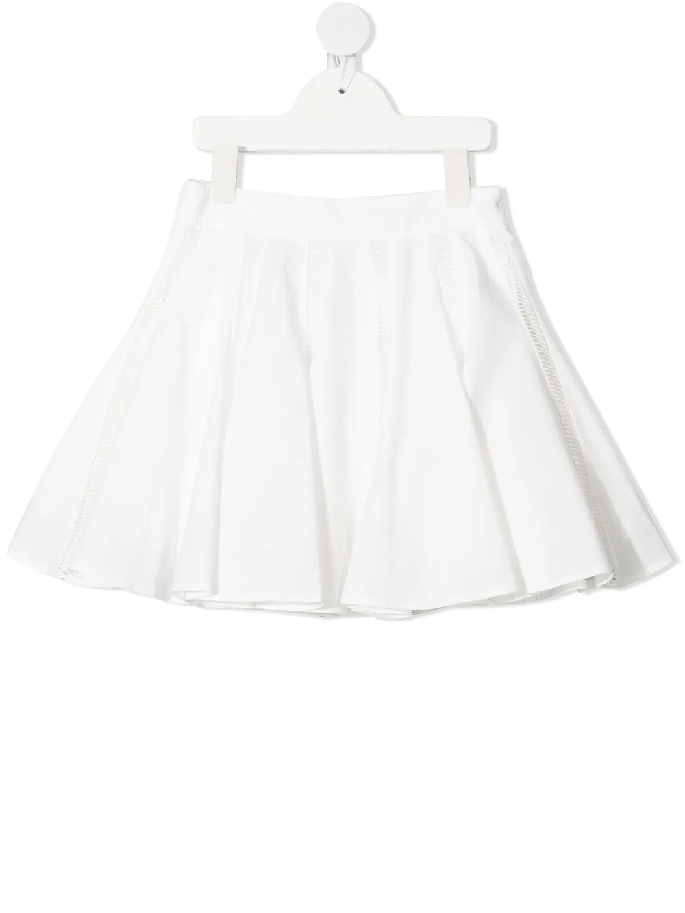 фото Brunello cucinelli kids юбка с кружевом