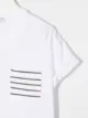 Brunello Cucinelli Kids striped pocket T-shirt