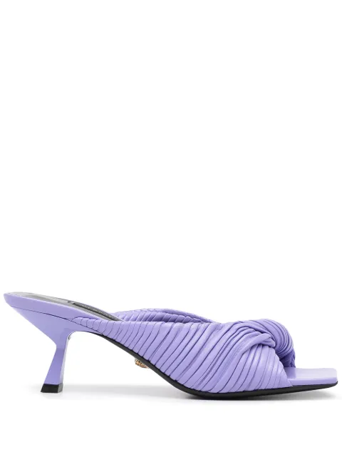 versace plisse mules