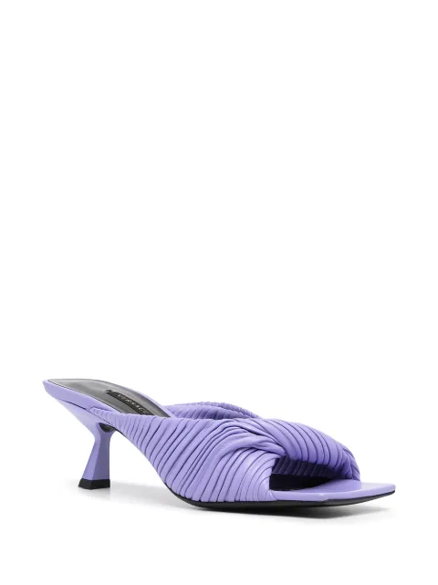 versace plisse mules