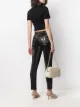 Image 2 of Versace Jeans Couture skinny glitter trousers
