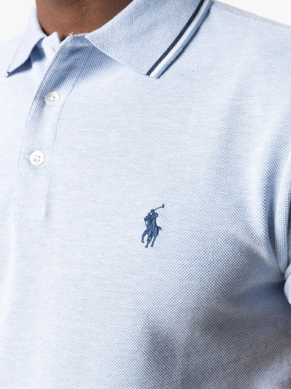 фото Polo ralph lauren рубашка поло с вышитым логотипом