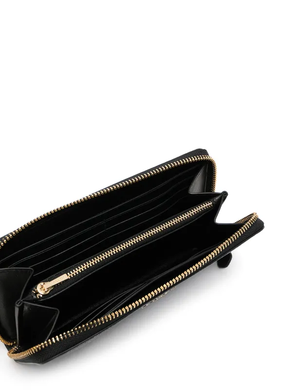 Coach accordion zip wallet black hotsell