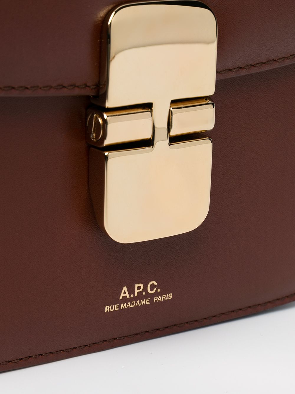 A.P.C. Grace crocodile-embossed Leather Bag - Farfetch