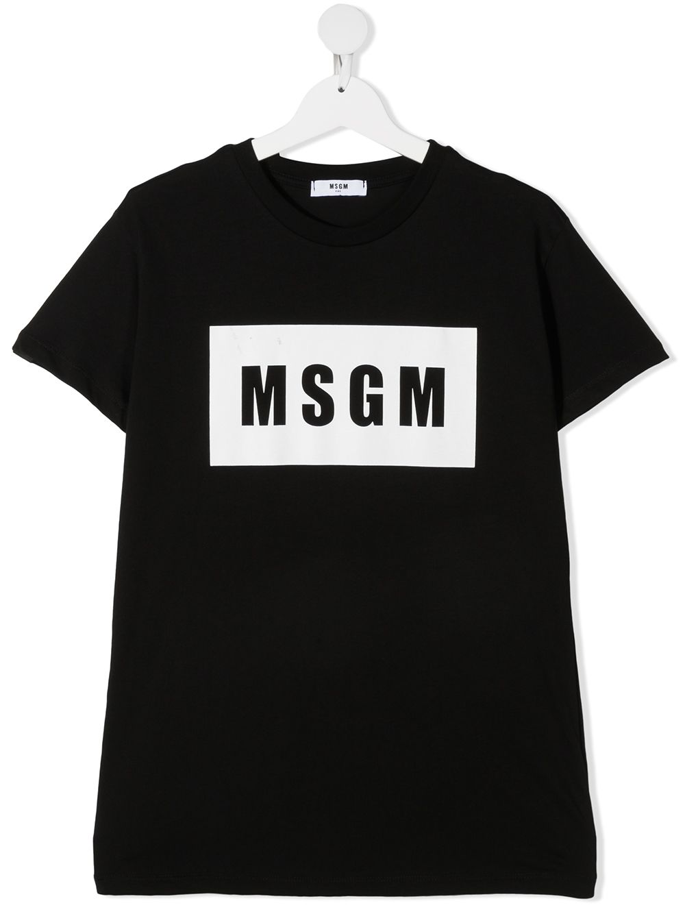MSGM Kids футболка с логотипом Черный MS026829 16337376