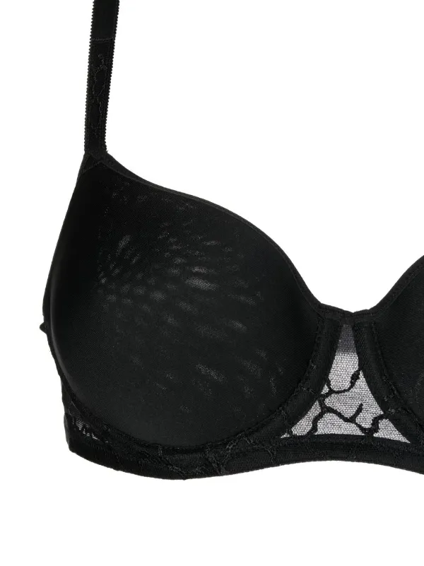 【オープニング 大放出セール】 | Bra clasp-fastening lace-detail Wacoal Black PL FARFETCH | ブラ\u0026ショーツセット
