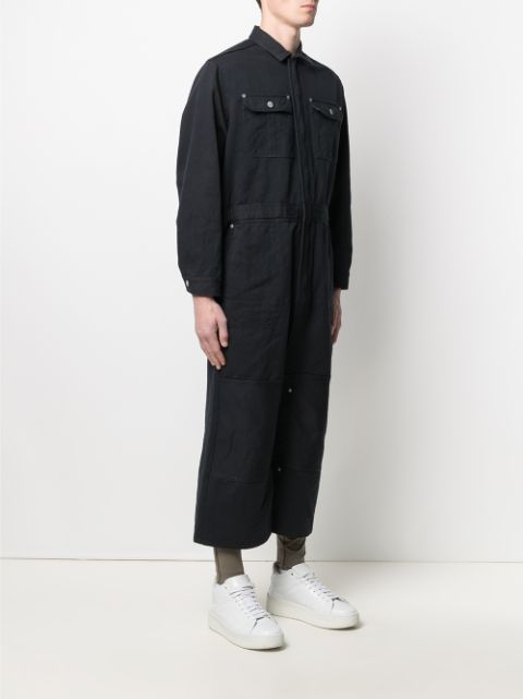 買取 沖縄 doublet SILK DENIM COVERALL BLACK S Gジャン/デニム