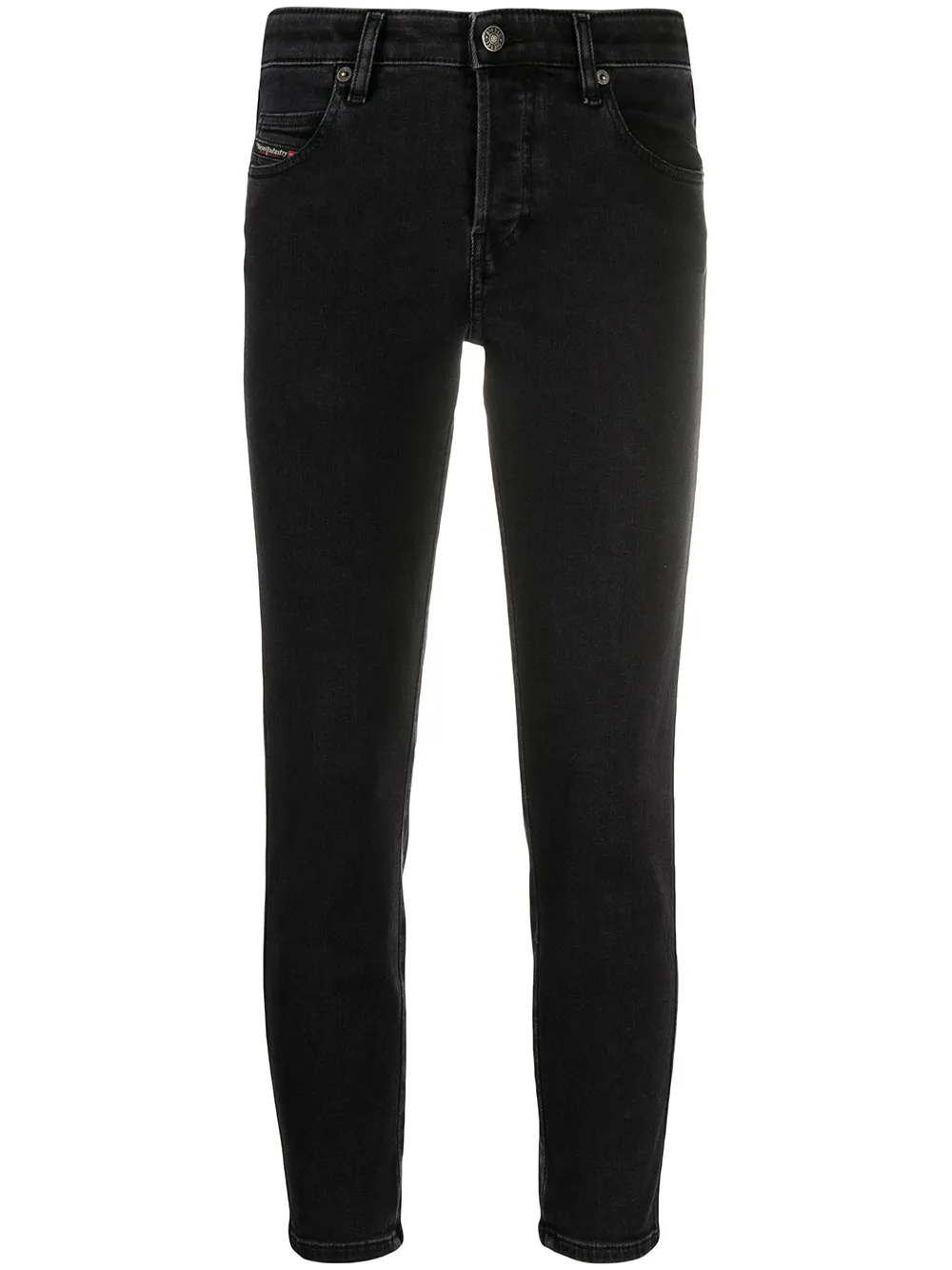 фото Diesel укороченные джинсы кроя слим