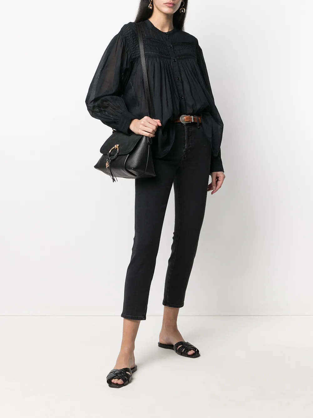 фото Diesel укороченные джинсы кроя слим