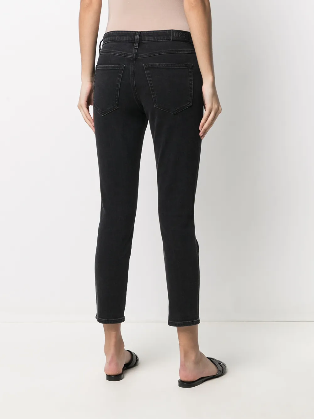 фото Diesel укороченные джинсы кроя слим