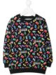 Image 1 of Moschino Kids logo-print cotton sweatshirt