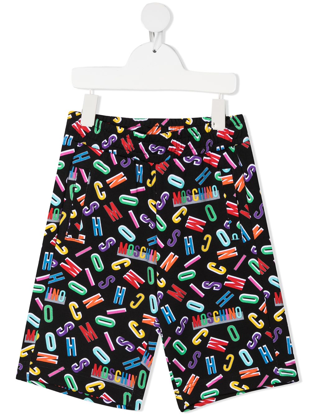 фото Moschino kids спортивные шорты с логотипом