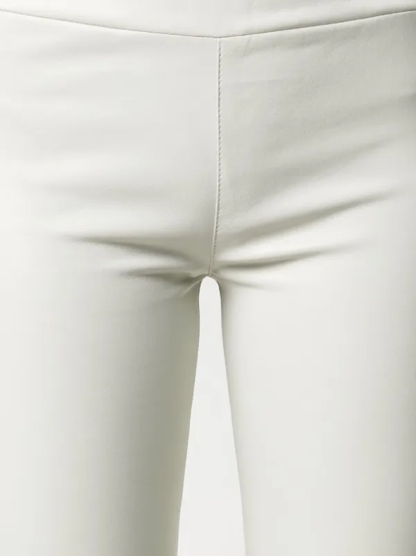 Sylvie Schimmel Flared Leather Trousers 