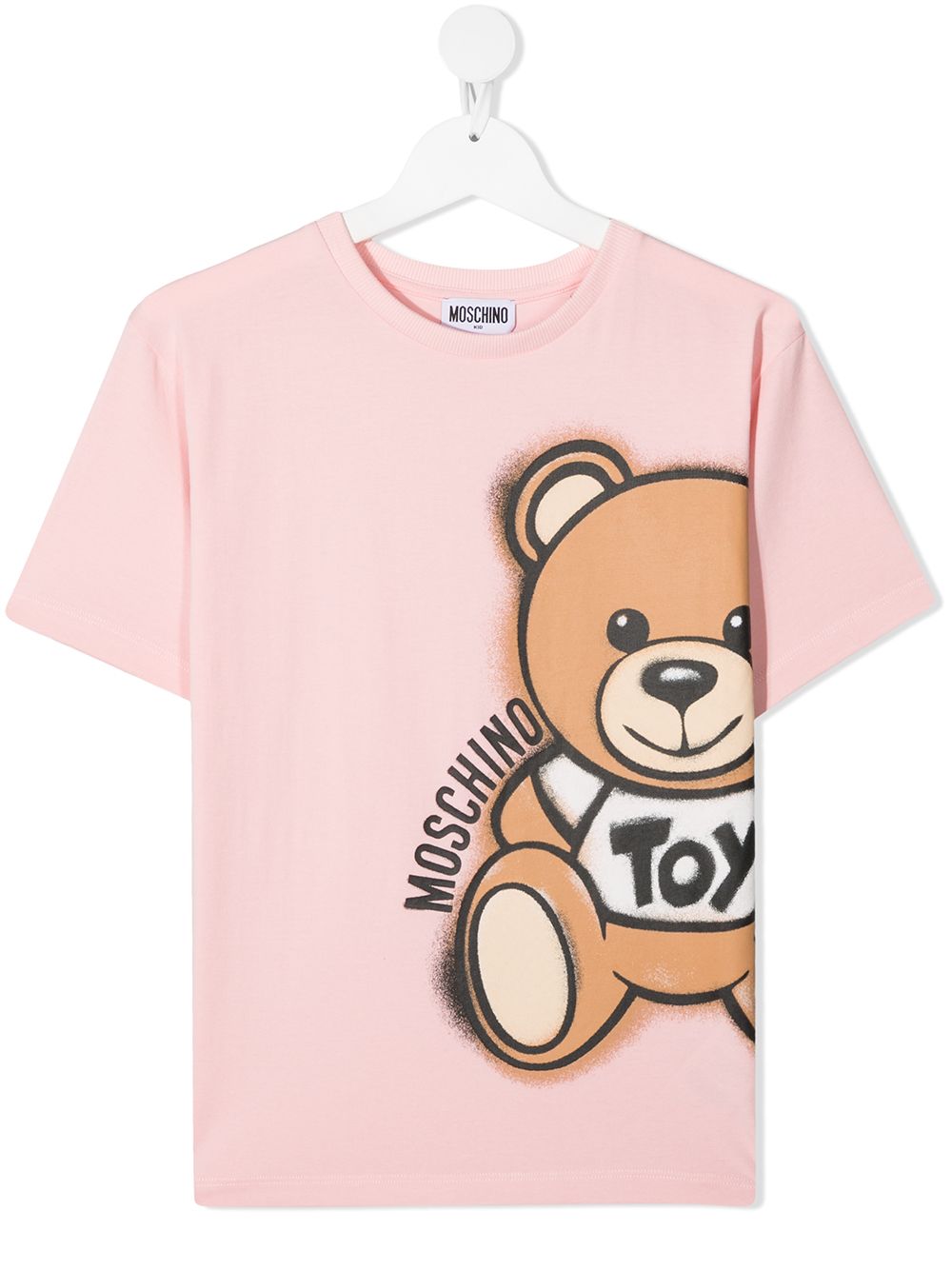 фото Moschino kids футболка с логотипом