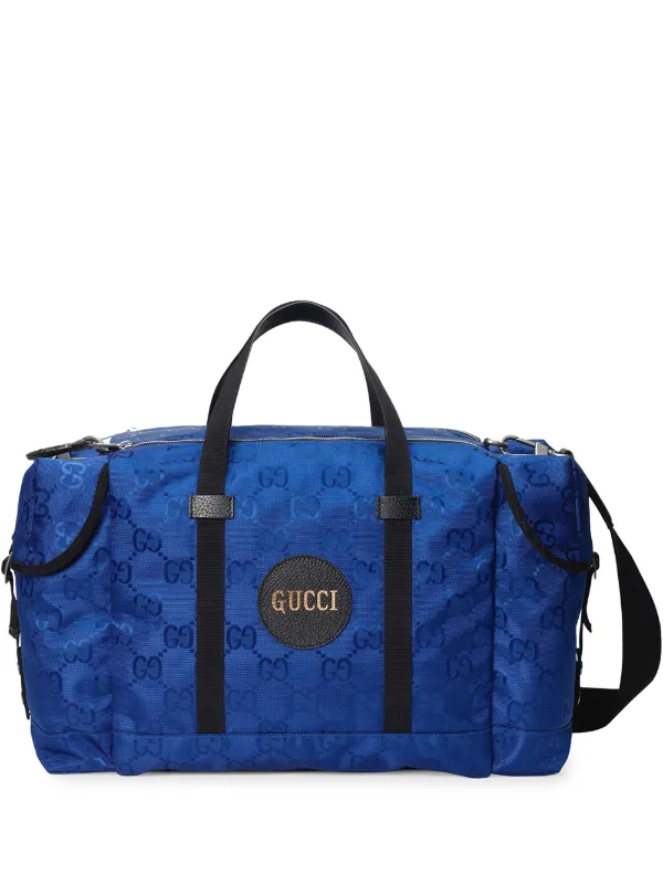 blue supreme duffle bag