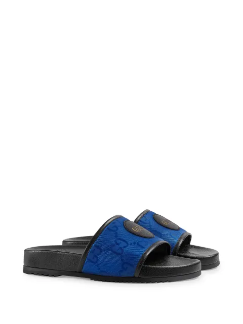 Gucci Off The Grid Logo Patch Slides 