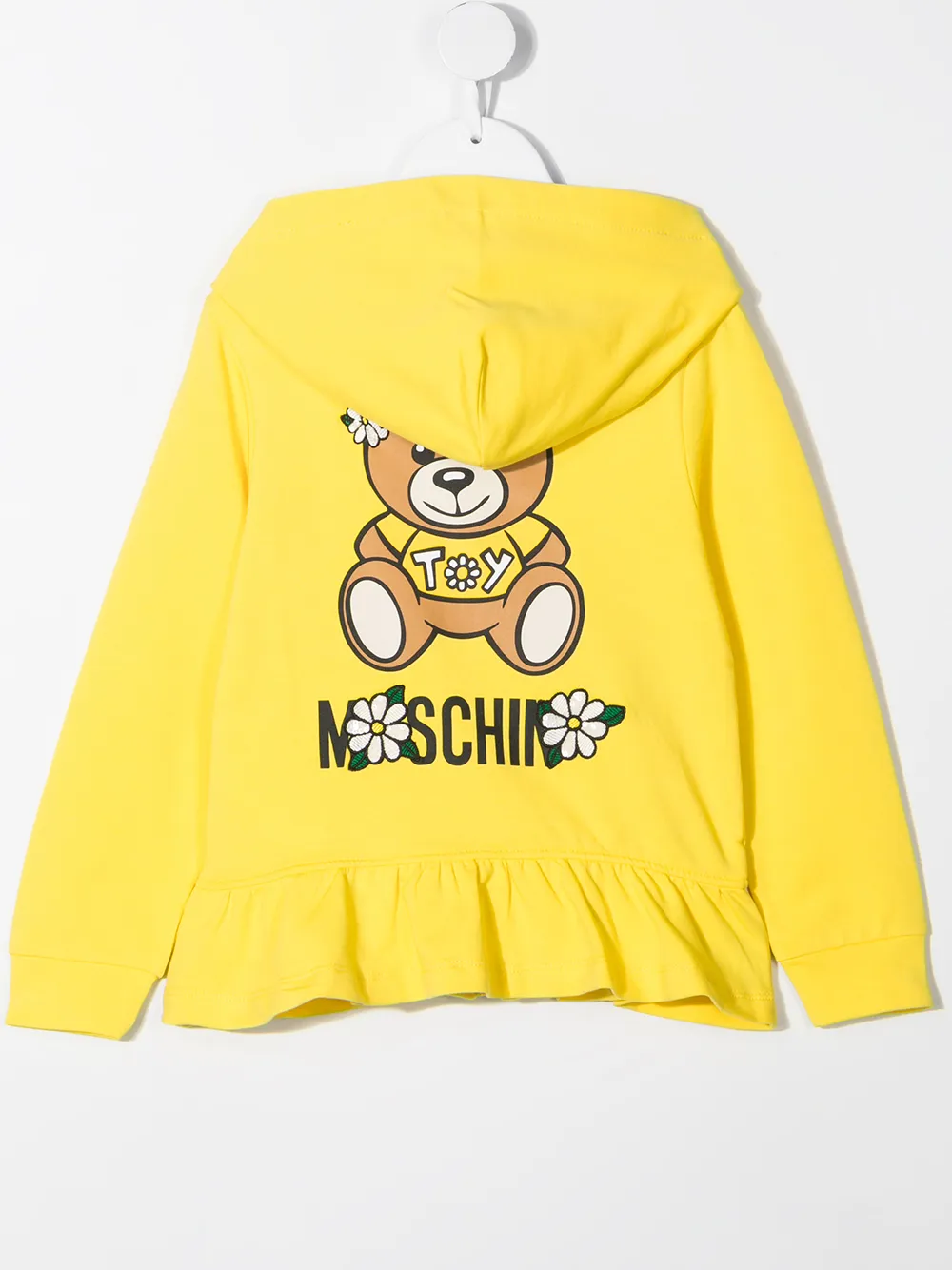 фото Moschino kids худи с принтом teddy bear и оборками