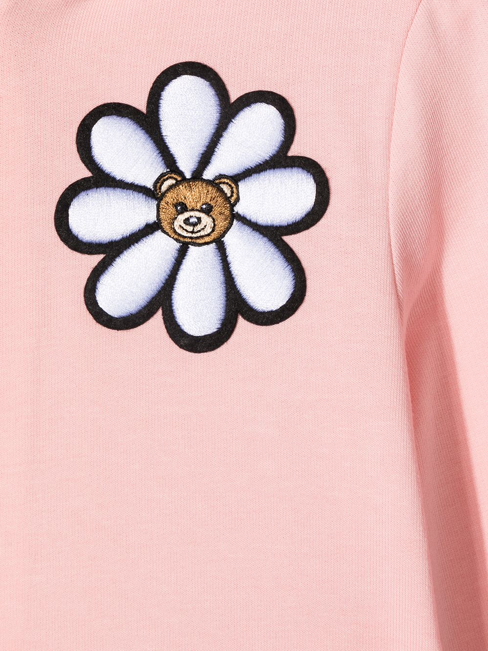 фото Moschino kids худи с принтом teddy bear и оборками