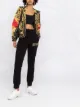 Image 2 of Versace Jeans Couture Barocco print hooded bomber jacket