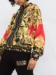 Versace Jeans Couture Barocco print hooded bomber jacket