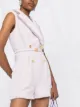 Elisabetta Franchi tweed double-breasted playsuit