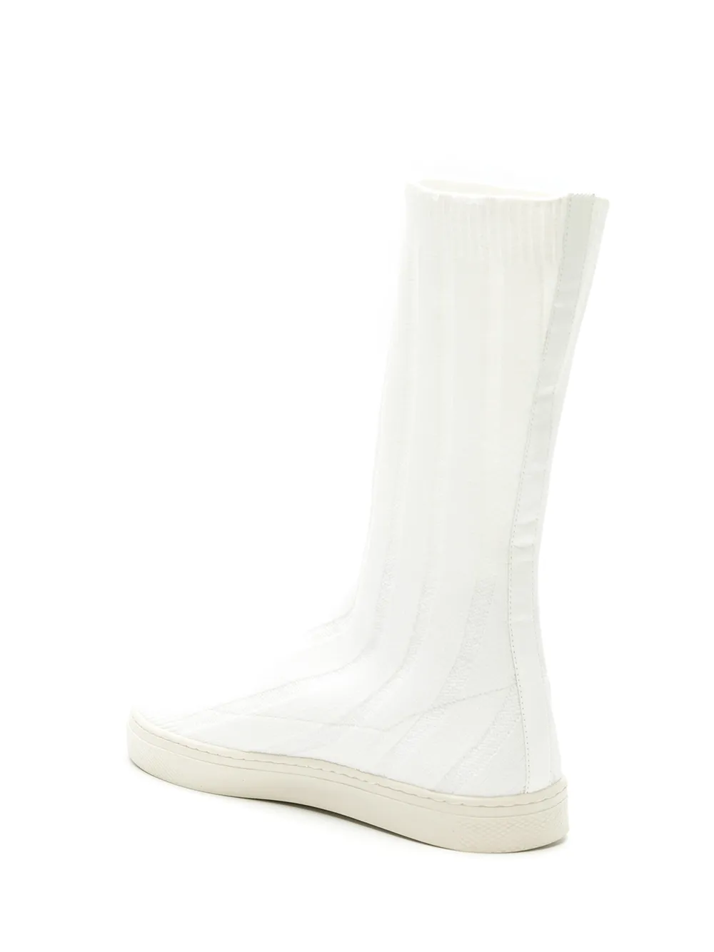  Gloria Coelho Knitted High-top Sneakers - Neutrals 