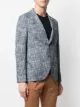 Manuel Ritz single-breasted checked blazer