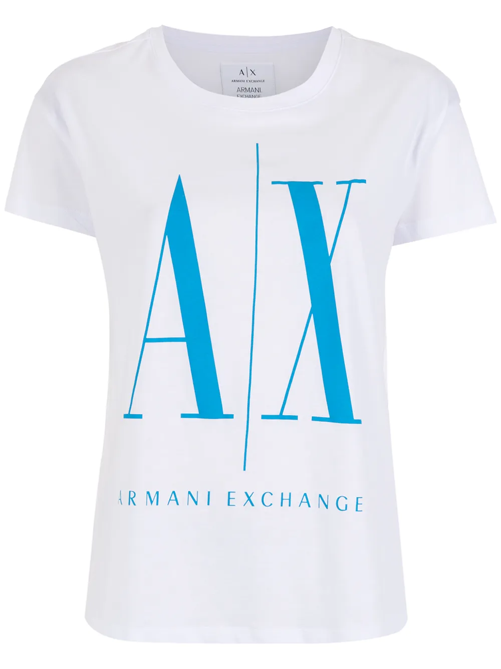 

Armani Exchange playera con logo estampado - Blanco