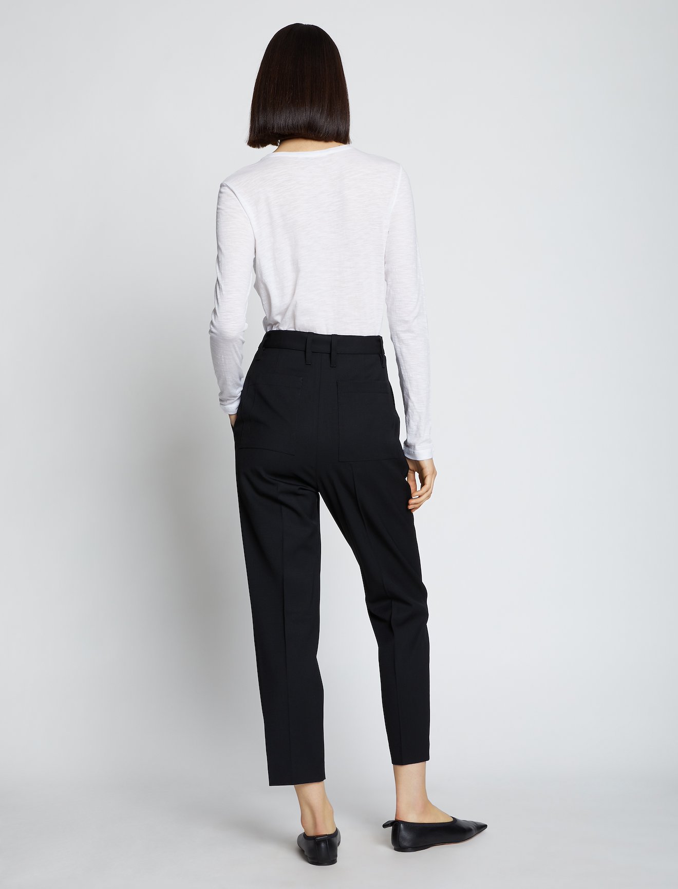 Solid Tissue Jersey Long Sleeve Tee #1