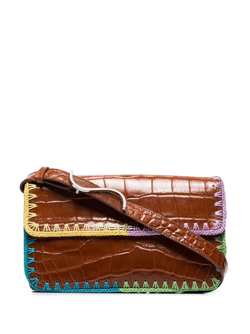 Image 1 of STAUD mini Rey crochet-trim shoulder bag
