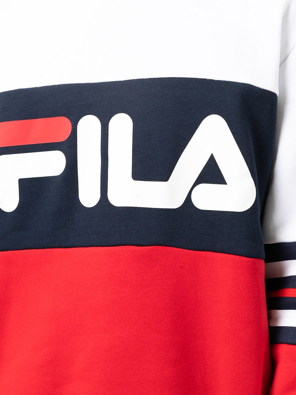 фото Fila флисовая толстовка freddo в стиле колор-блок