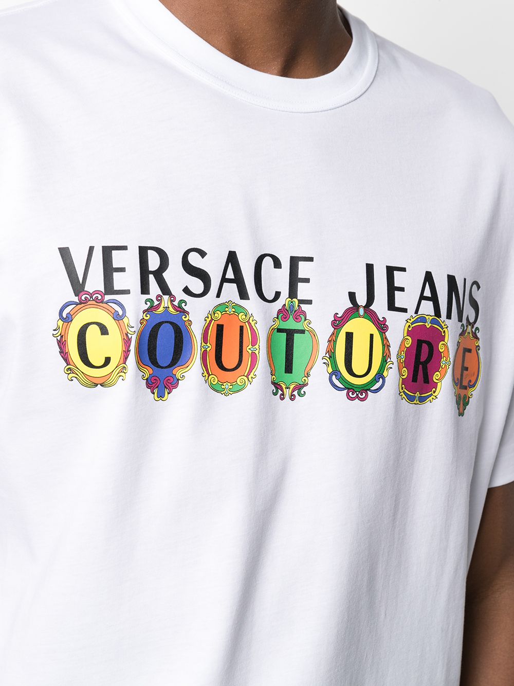 фото Versace jeans couture футболка с логотипом