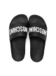 Moschino Kids TEEN logo-print sliders