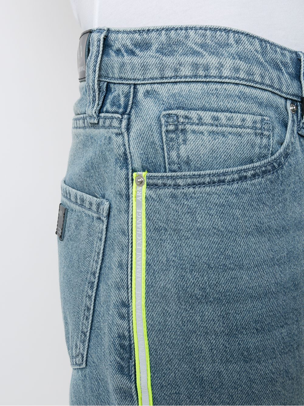фото Armani exchange укороченные джинсы прямого кроя