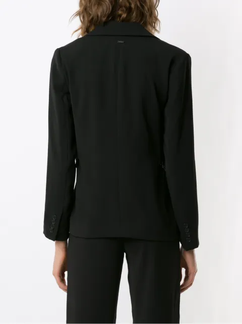 Armani Exchange Chain Detail Single Breasted Blazer Farfetch